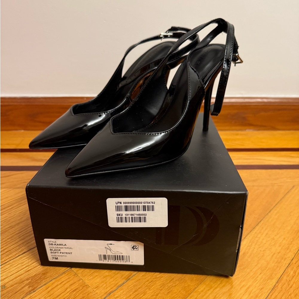 D’Amelio Footwear black Stiletto.
